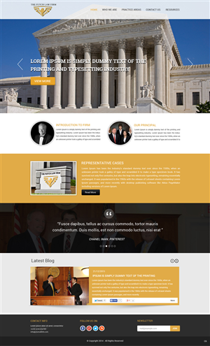Web Design by pb for The Futch Law Firm | Design: #4993296
