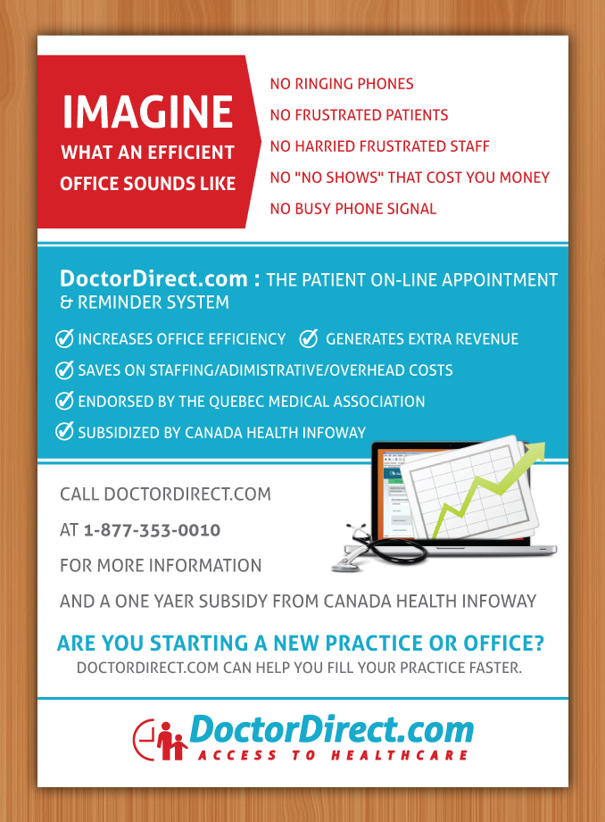 Advertisement Design by Sbss for DocteurDirect.com inc. | Design #4994769