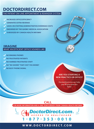 Advertisement Design by Ovimatic for DocteurDirect.com inc. | Design: #5029784