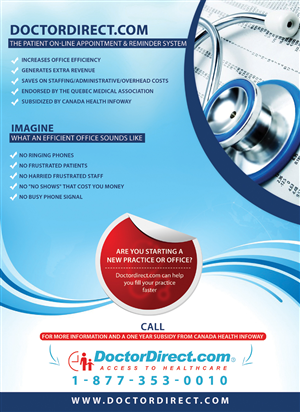 Advertisement Design by Ovimatic for DocteurDirect.com inc. | Design: #5035928