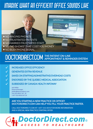 Advertisement Design by Jamie Roberts for DocteurDirect.com inc. | Design: #5042685