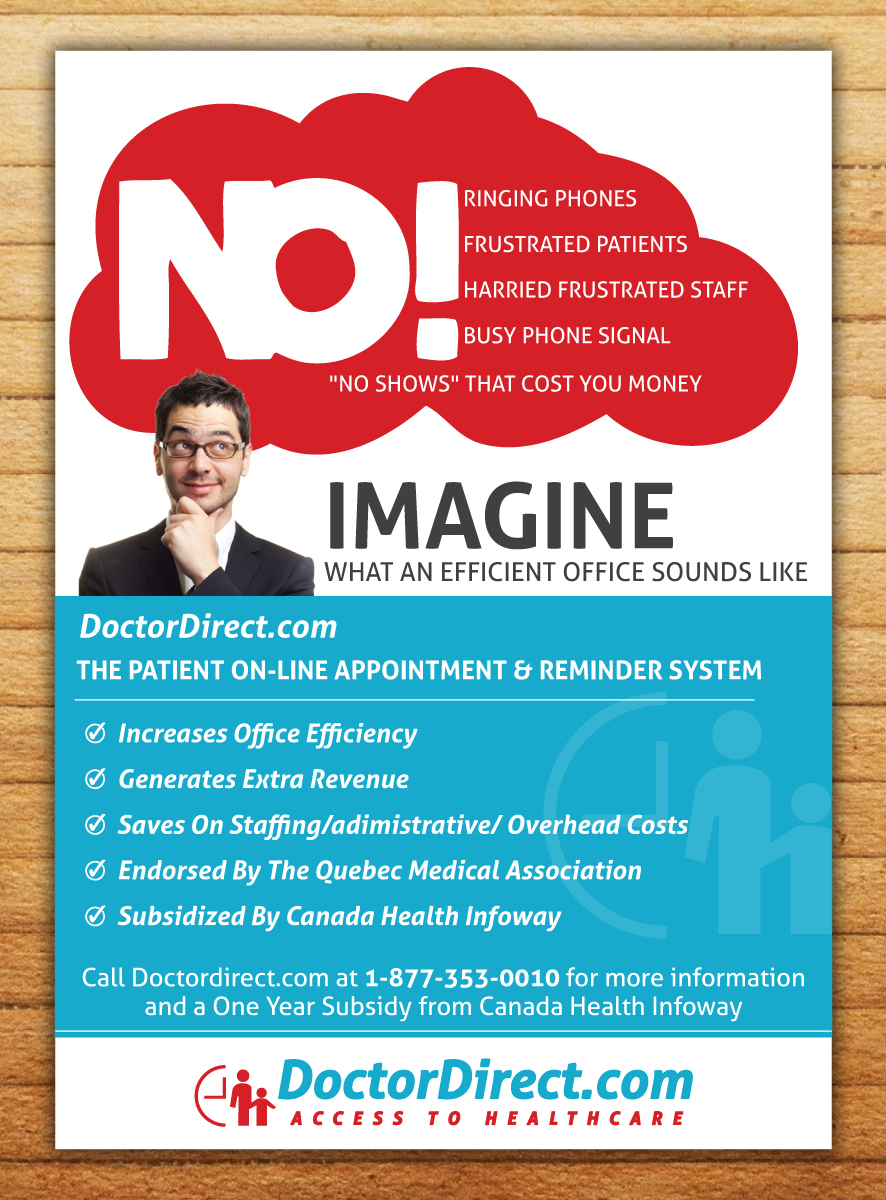 Advertisement Design by Mac Ruskin for DocteurDirect.com inc. | Design #5001819