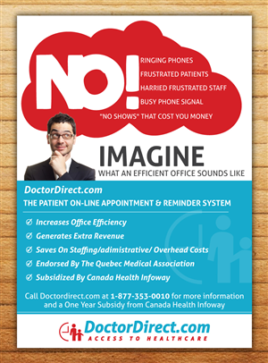 Design Publicitaire par Mac Ruskin pour DocteurDirect.com inc. | Design #5001819