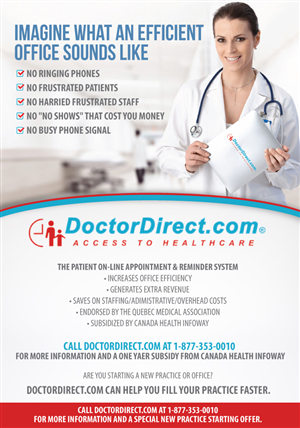 Advertisement Design by JCR for DocteurDirect.com inc. | Design: #4989741
