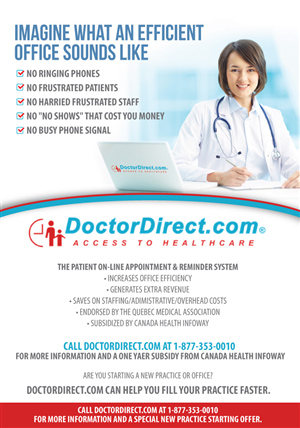 Advertisement Design by JCR for DocteurDirect.com inc. | Design: #4989743
