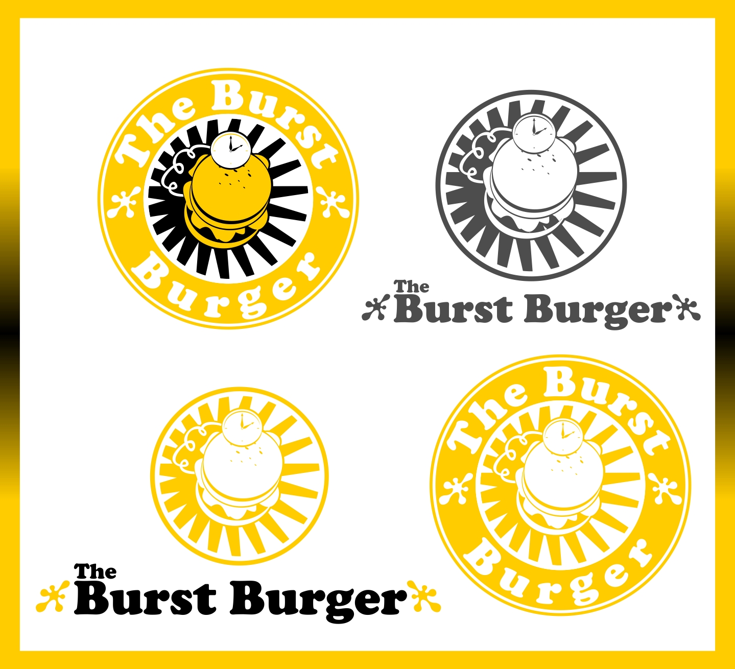 Diseño de Logo por b2Q para Burst Burger Pte Ltd | Diseño #1430506