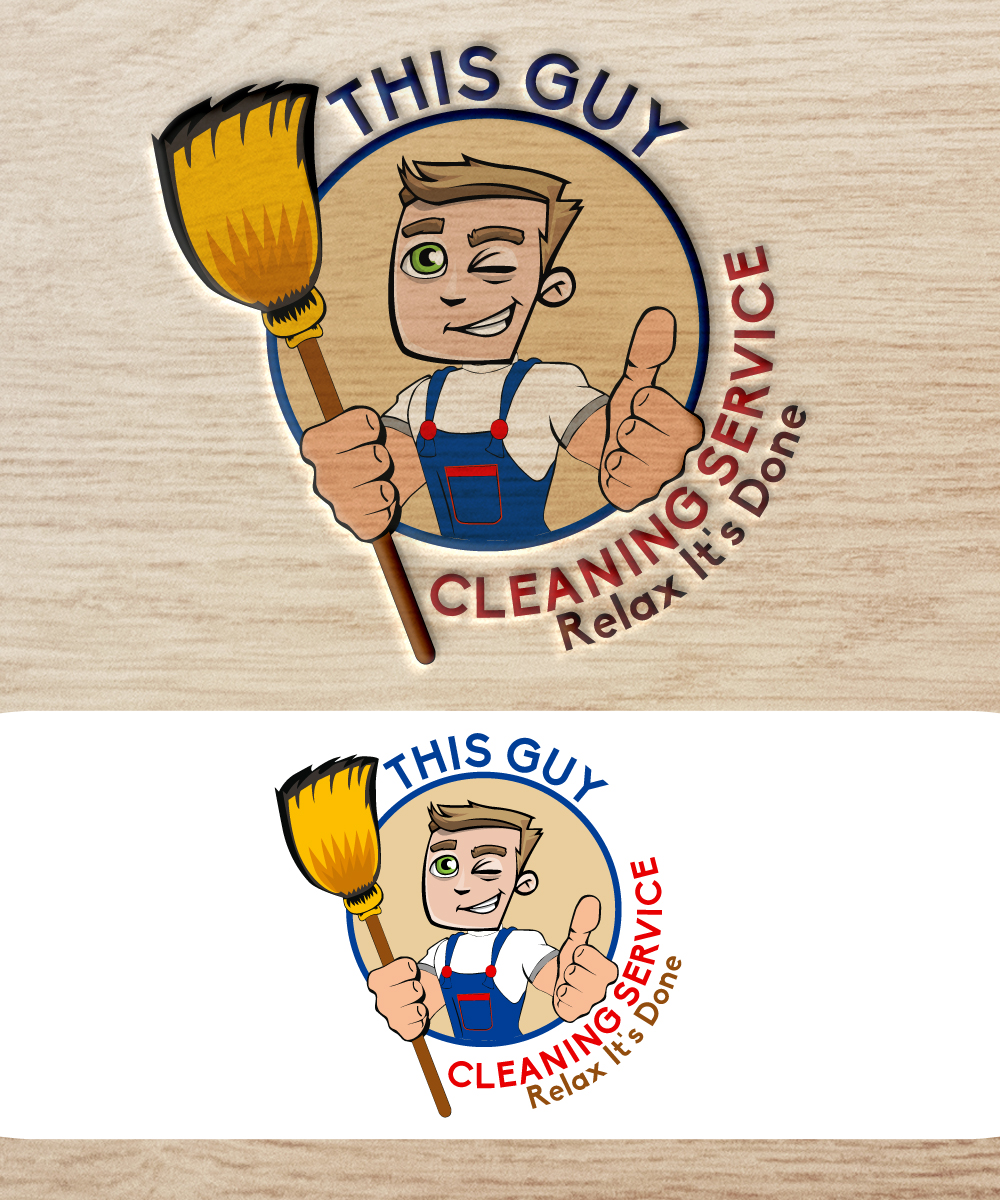Logo Design by JuanDeLaCruz for This Guy Cleaning Service | Design #4991669