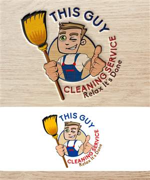 Logo Design by JuanDeLaCruz for This Guy Cleaning Service | Design: #4993189