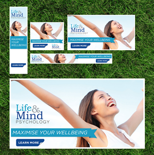 Psychologist Banner Ads for Remarketing & facebook | Banner Ad Design by Priyo Subarkah
