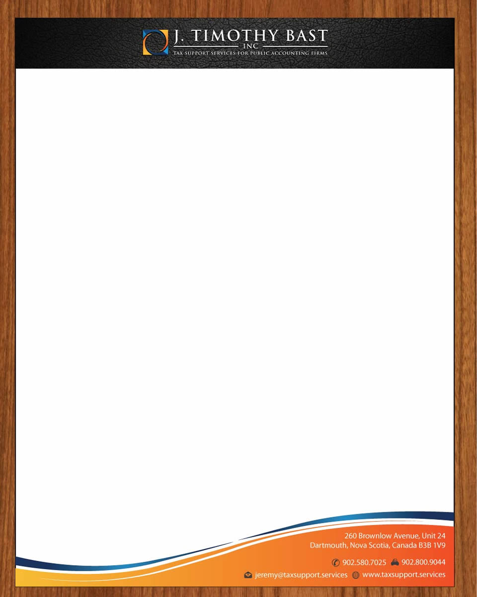 Accounting Letterhead Design for Halifax Tax Consultancy Inc. by Sbss