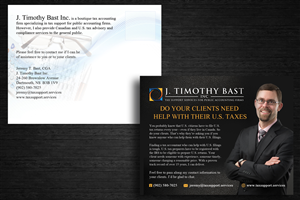 Postcard Design by uk for Halifax Tax Consultancy Inc. | Design: #4985592