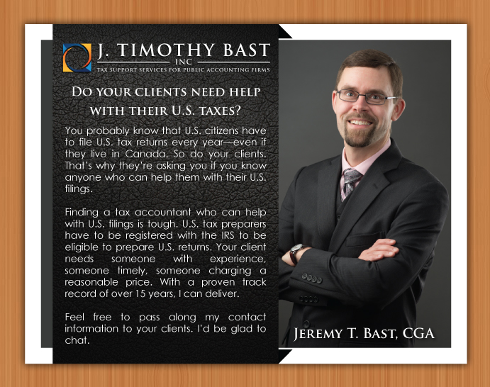 Postcard Design by Sbss for Halifax Tax Consultancy Inc. | Design #4994813