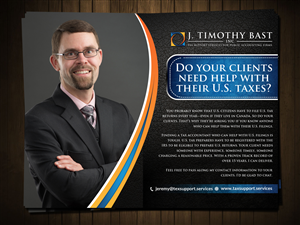 Postcard Design by ESolz Technologies for Halifax Tax Consultancy Inc. | Design #4990284