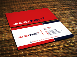 Business Card Design needed for logo design project | Business Card Design by Sajin
