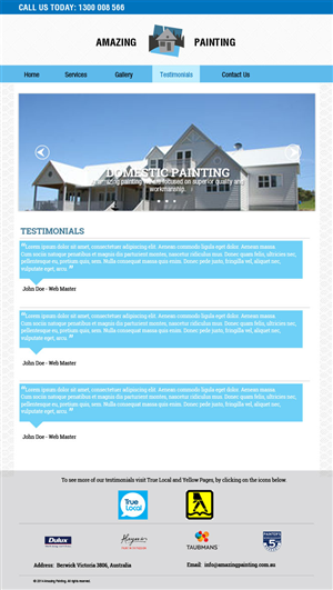 Web Design par Think1st pour ce projet | Design : #5007293