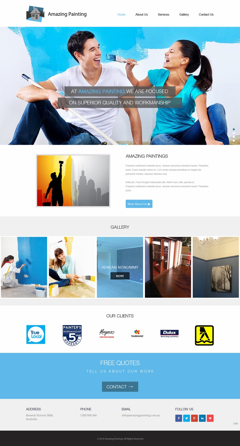 Web Design by pb for this project | Design #4997217