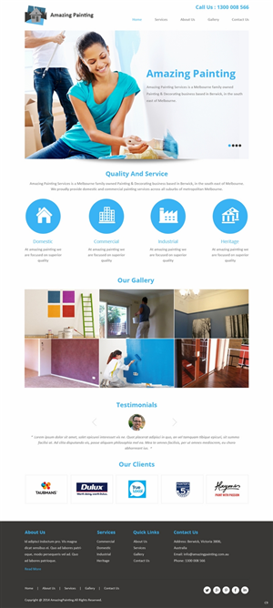Web Design by pb for this project | Design: #4997225