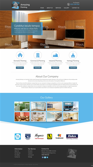 Web Design by pb for this project | Design: #4997230