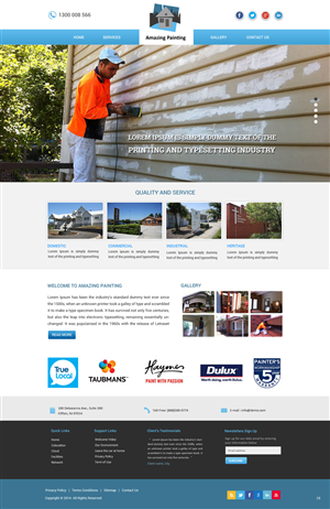 Web Design by pb for this project | Design: #4997232