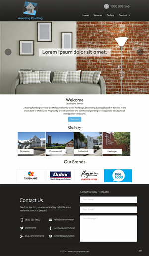 Web Design by pb for this project | Design: #5004468