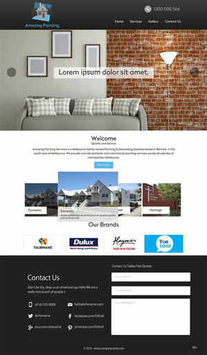 Web Design by pb for this project | Design: #5004470
