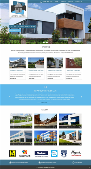 Web Design by pb for this project | Design: #5004487