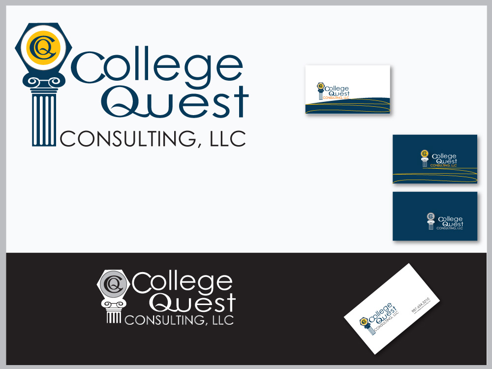 Logo Design by T2Dezign for College Quest Consulting, LLC | Design #253649