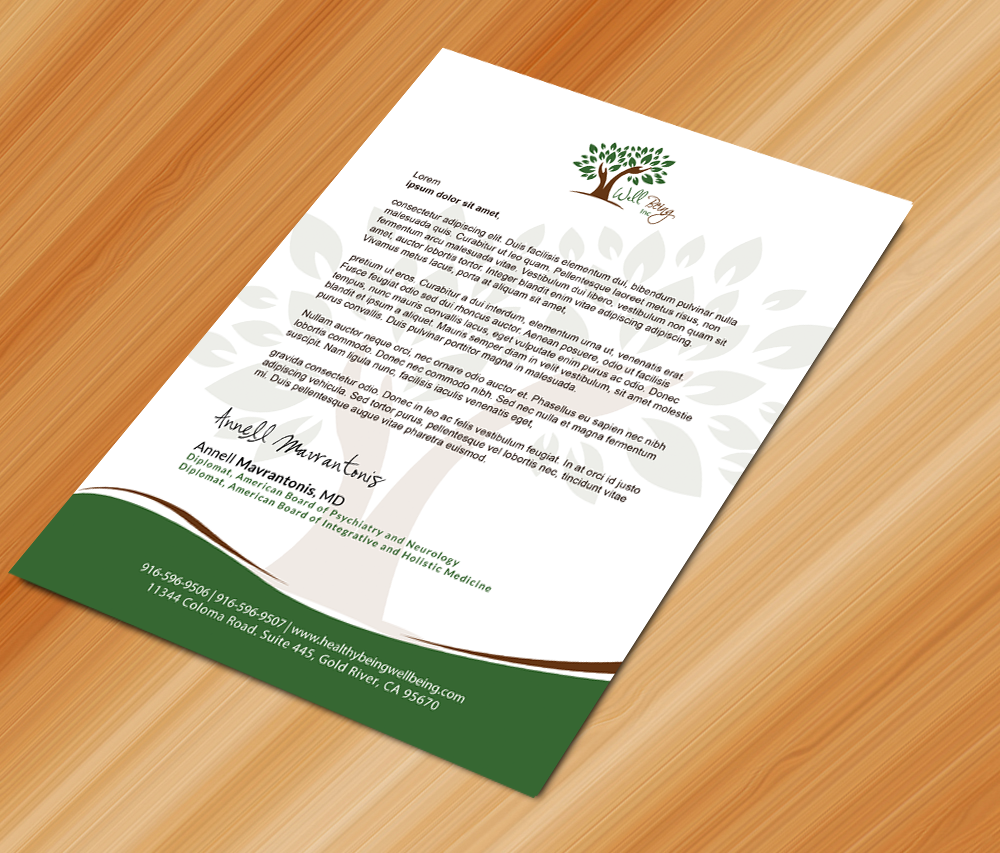 Letterhead Design by  Artman for this project | Design #4996446