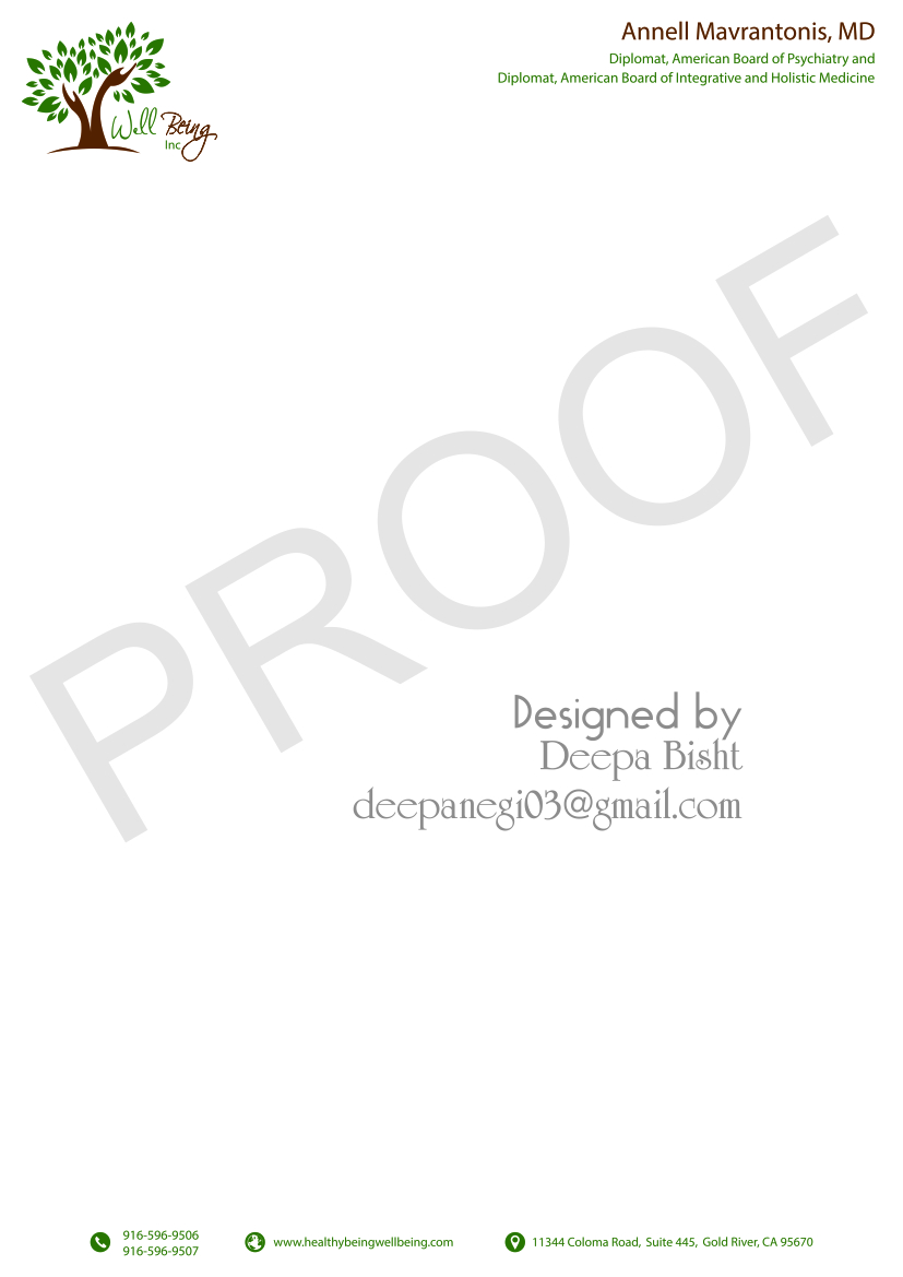 Briefkopf-Design von Deepa Bisht für dieses Projekt | Design #4994167