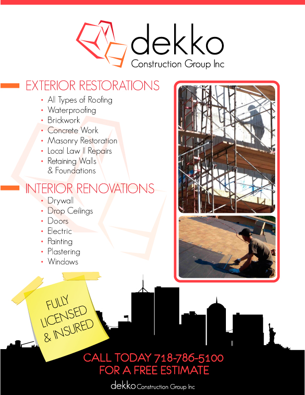 Logo Design by PC Design for Dekko Construction Corp. | Design #6621