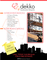 Diseño de Logo por PC Design para Dekko Construction Corp. | Diseño: #6621