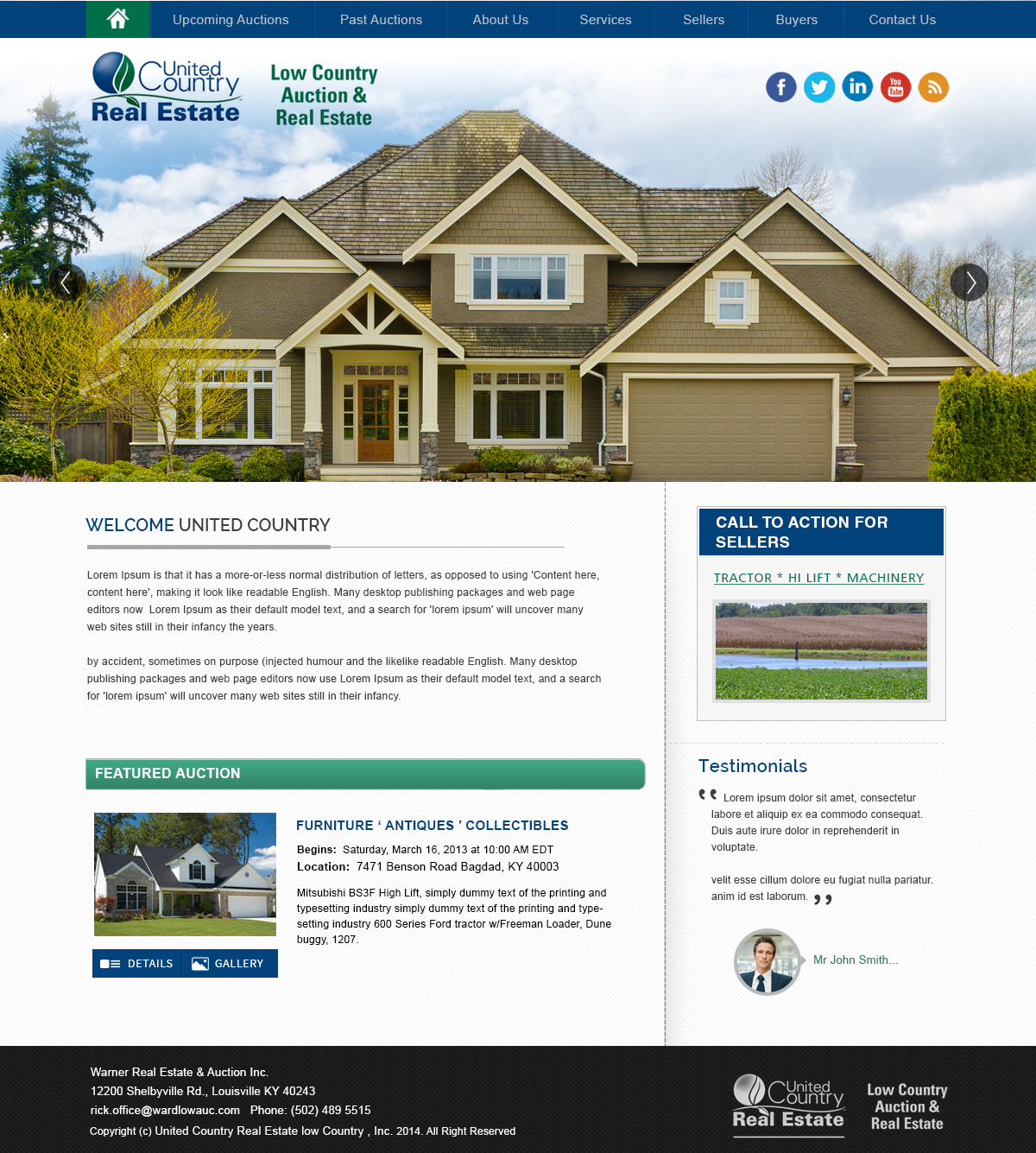 Wordpress Design by webxvision for AuctionServices.com, Inc. | Design #5020154