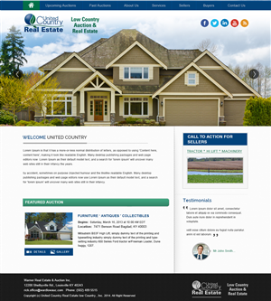 Wordpress Design by webxvision for AuctionServices.com, Inc. | Design: #5020154
