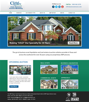 Diseño Wordpress por webxvision para AuctionServices.com, Inc. | Diseño #5020162
