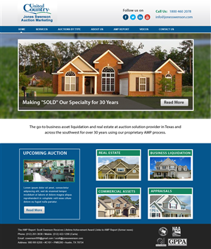 Wordpress Design by webxvision for AuctionServices.com, Inc. | Design: #5026161