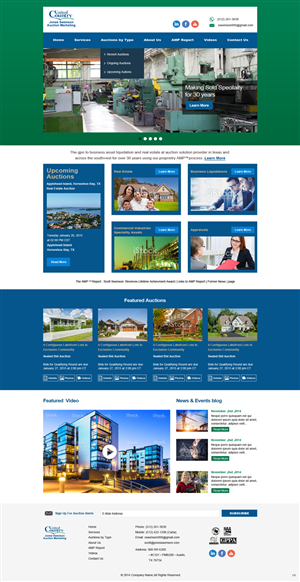 Wordpress Design by pb for AuctionServices.com, Inc. | Design: #5011364