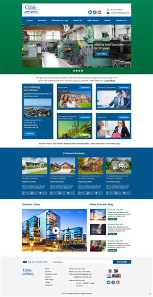 Wordpress Design by pb for AuctionServices.com, Inc. | Design: #5011366