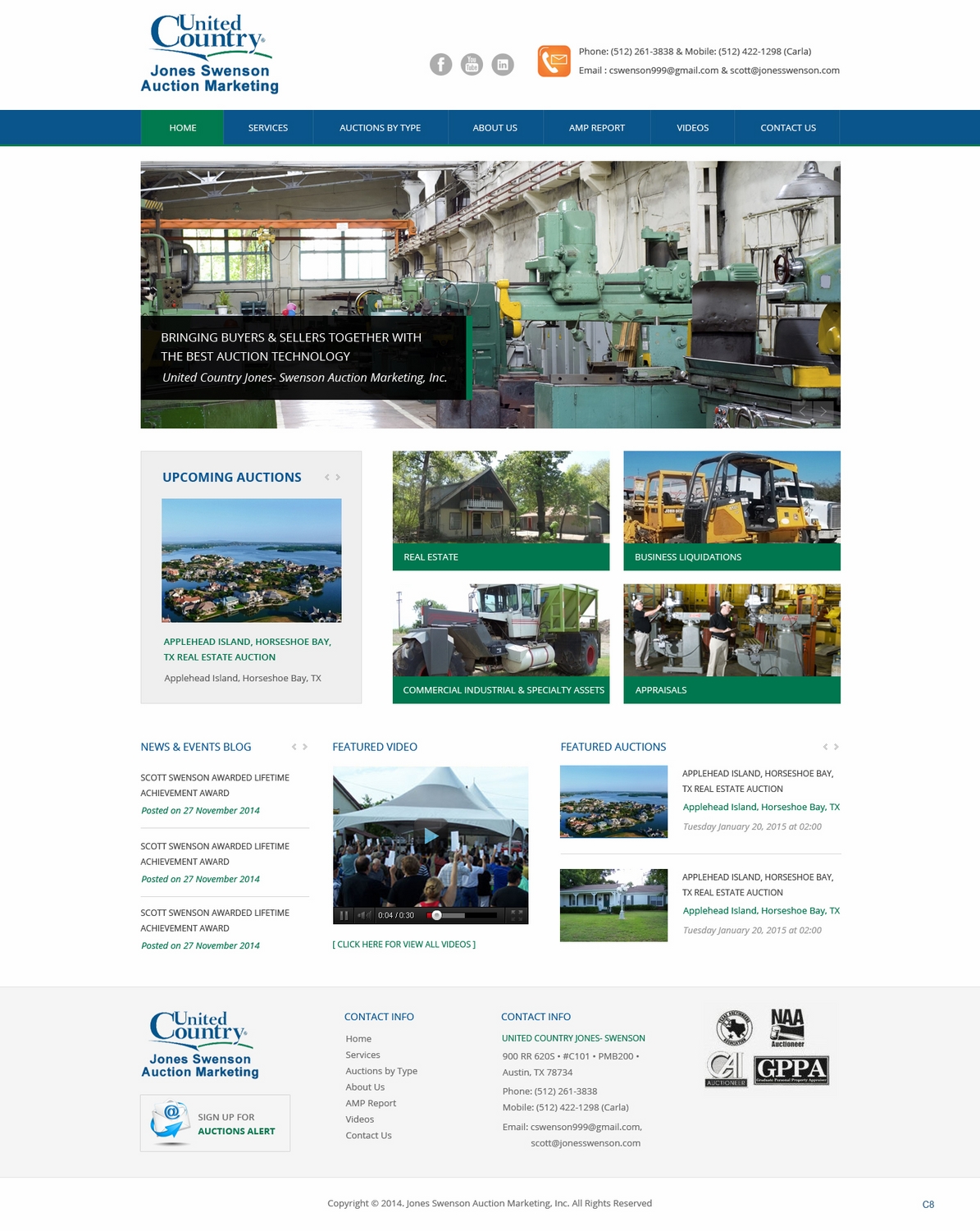 Wordpress Design by pb for AuctionServices.com, Inc. | Design #5011372