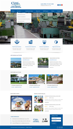 Wordpress Design by pb for AuctionServices.com, Inc. | Design: #5011377