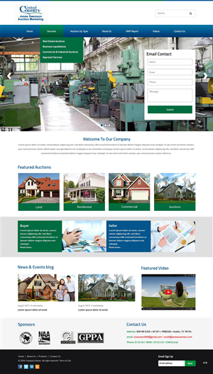 Wordpress Design by pb for AuctionServices.com, Inc. | Design: #5011380