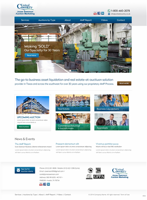 Wordpress Design by pb for AuctionServices.com, Inc. | Design: #5011385