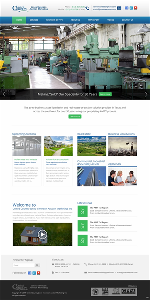 Diseño Wordpress por pb para AuctionServices.com, Inc. | Diseño #5011389