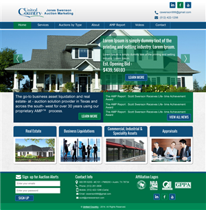 Diseño Wordpress por rightway para AuctionServices.com, Inc. | Diseño #5010273