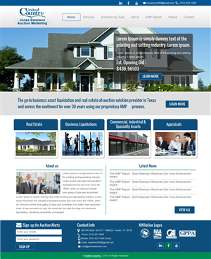 Wordpress Design by rightway for AuctionServices.com, Inc. | Design: #5010307