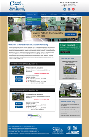 Wordpress Design by Smart Guru for AuctionServices.com, Inc. | Design: #5029849