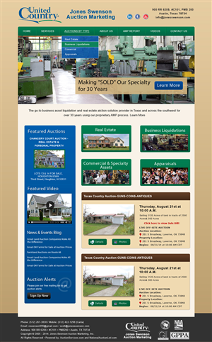 Diseño Wordpress por Smart Guru para AuctionServices.com, Inc. | Diseño #5029856