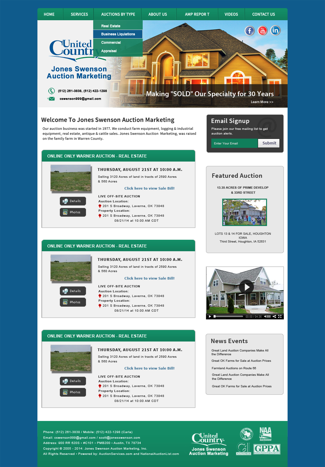 Wordpress Design by Creative X Designs for AuctionServices.com, Inc. | Design #5030215