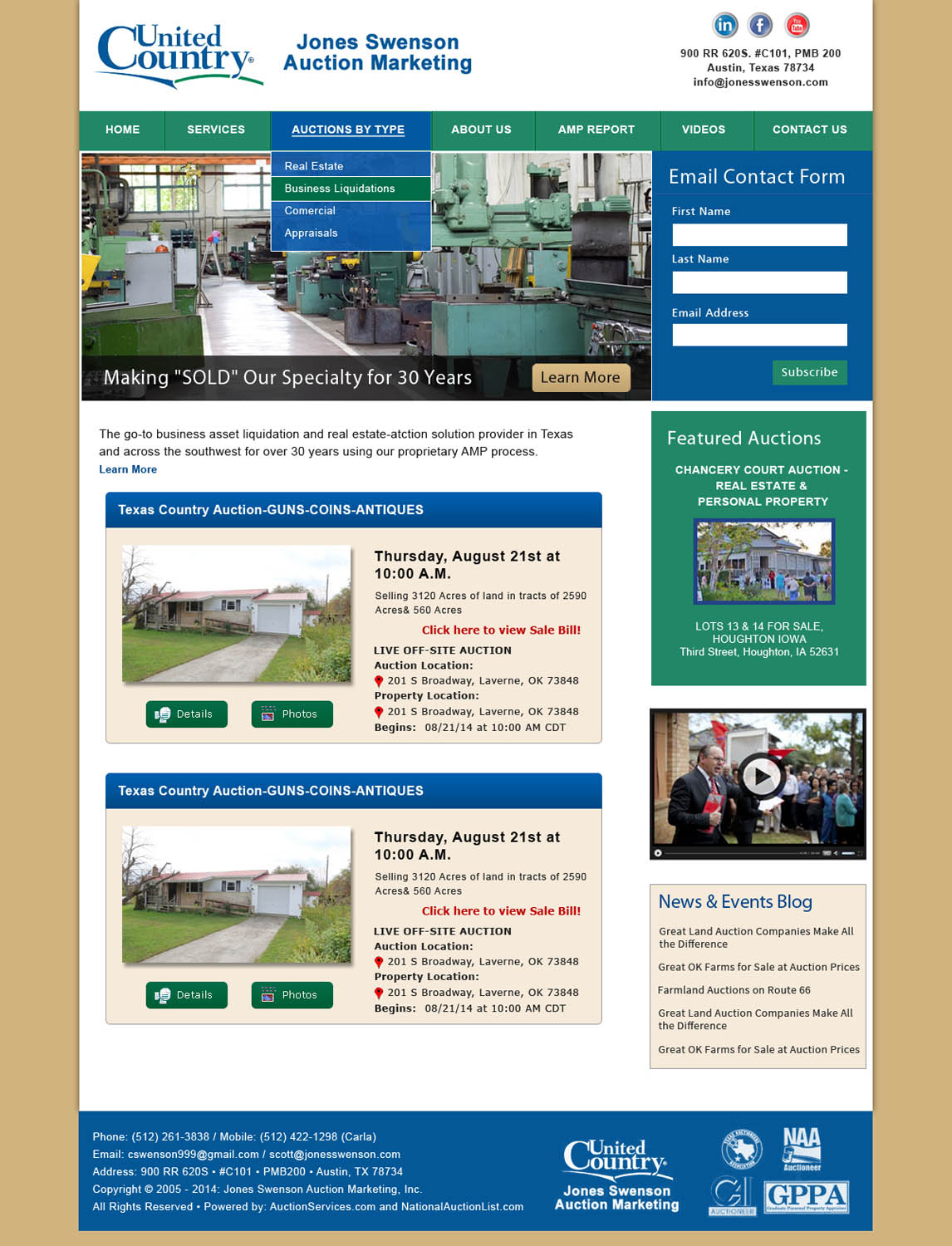 Wordpress Design by Creative X Designs for AuctionServices.com, Inc. | Design #5030288