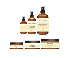 Natural organic skincare business needs label design | Label Design by Soula Vetter