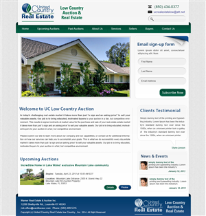 Wordpress Design by webxvision for AuctionServices.com, Inc. | Design: #5004860